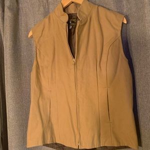WOMENS XL Wyoming Trader Light brown/tan vest